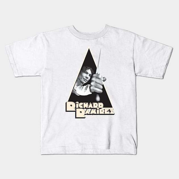 Richard Ramirez the Night Stalker - Serial Killers - True Crime Kids T-Shirt by Renegade Rags